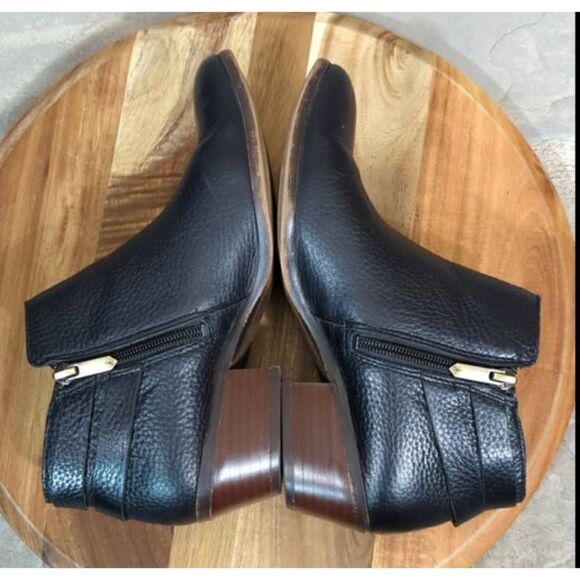 Sam Edelman Petal Black‎ Leather Bootie Size 6.5 - Picture 7 of 15